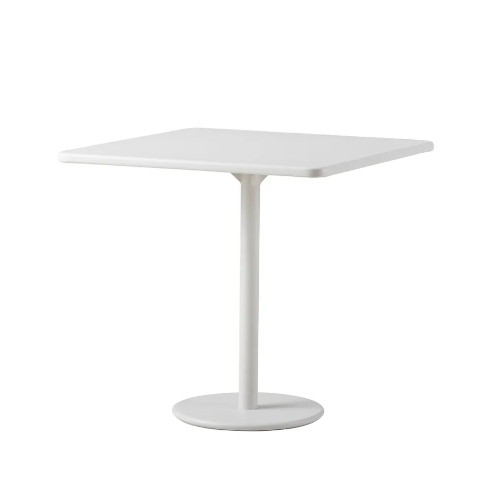 Go cafébord 75x75 cm, White-white Cane-line