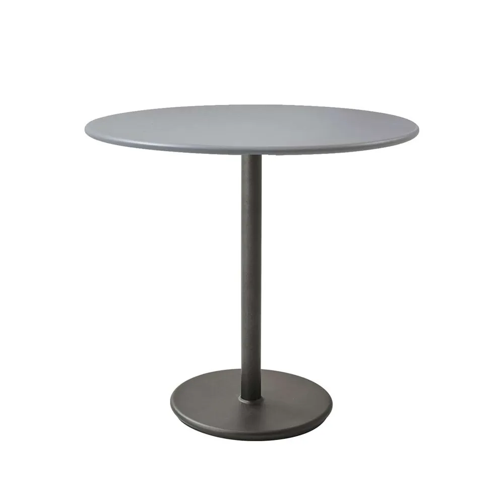 Go cafébord Ø80 cm, Light grey-lava grey Cane-line