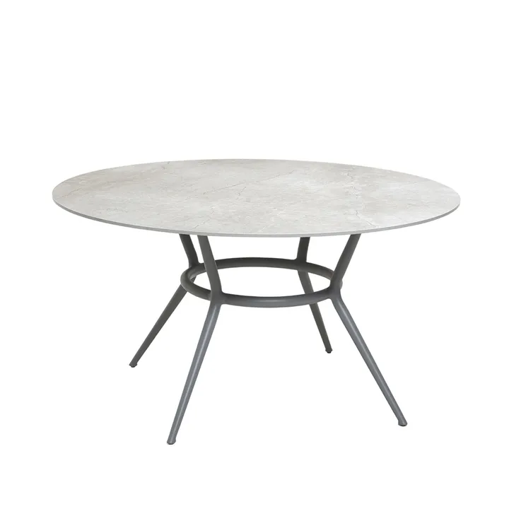 Joy matbord runt - Fossil grey-ljusgrå Ø144 cm - Cane-line