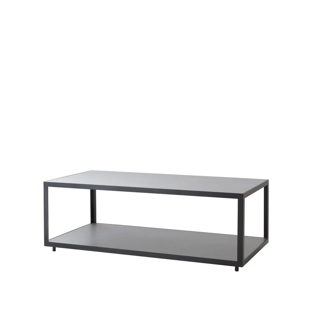 Level soffbord keramik 62x122 cm, Light grey-lava grey Cane-line