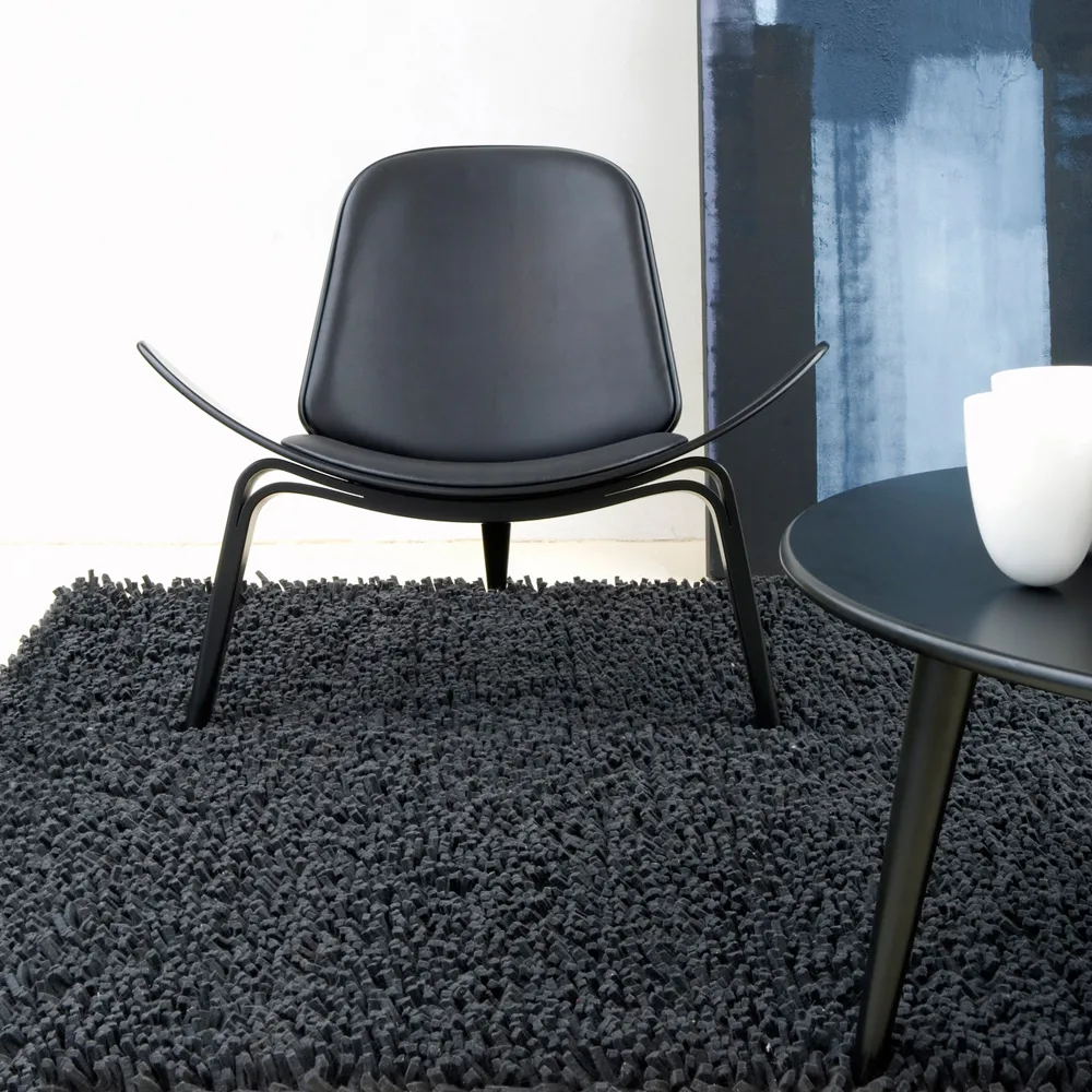 CH07 fåtölj, Thor 301 läder-vitoljad ek Carl Hansen & Søn