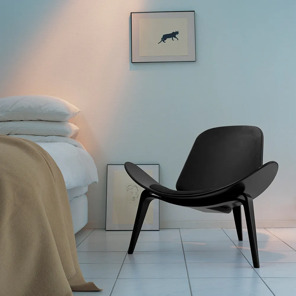 CH07 fåtölj, Thor 301 läder-vitoljad ek Carl Hansen & Søn