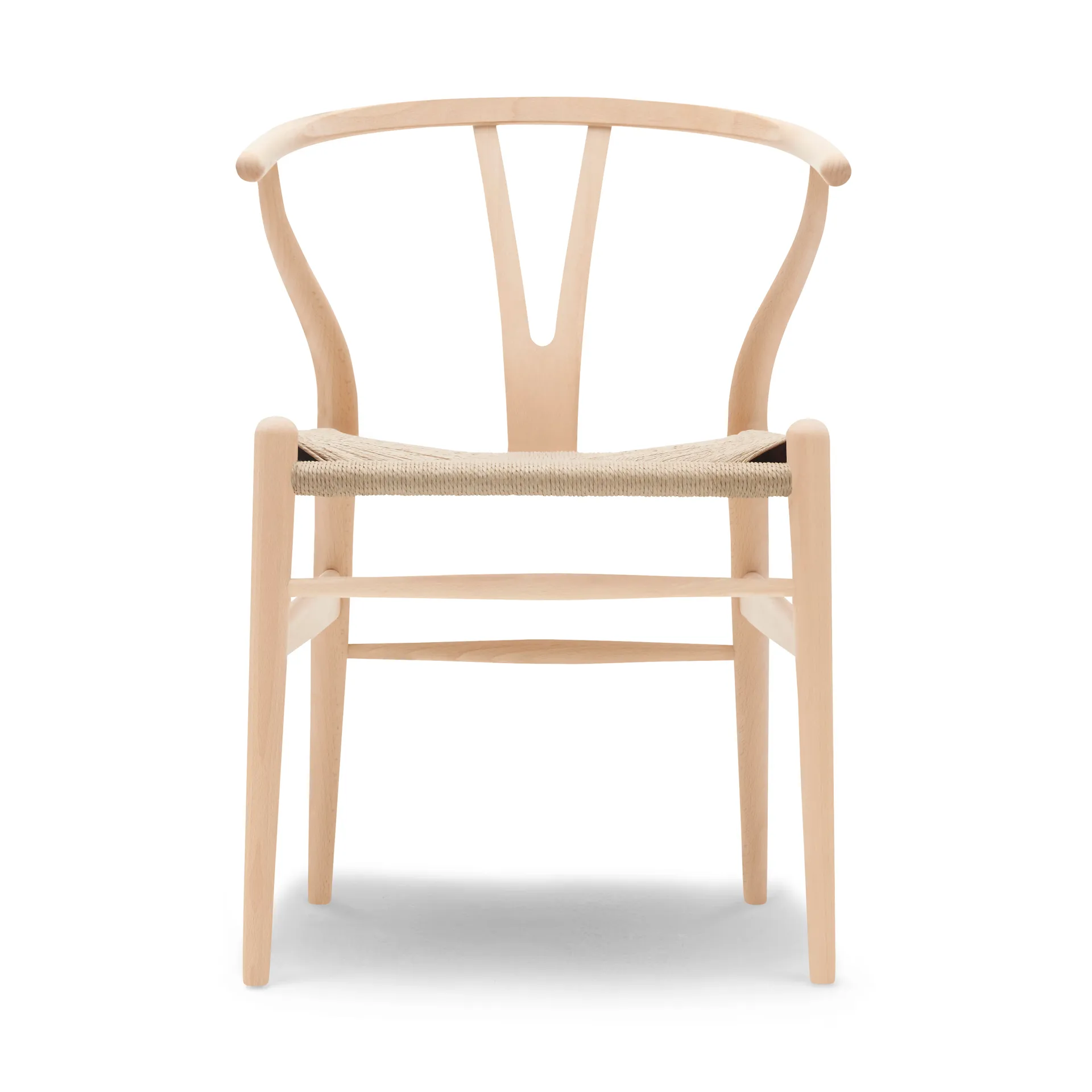 CH24 Y-stol, Såpad bok-naturflätad Carl Hansen & Søn