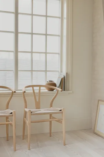 CH24 Y-stol - Såpad ek-naturflätad - Carl Hansen & Søn