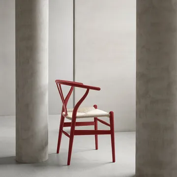 CH24 Y-stol Soft Crawford Wegner - Falu-naturflätad - Carl Hansen & Søn