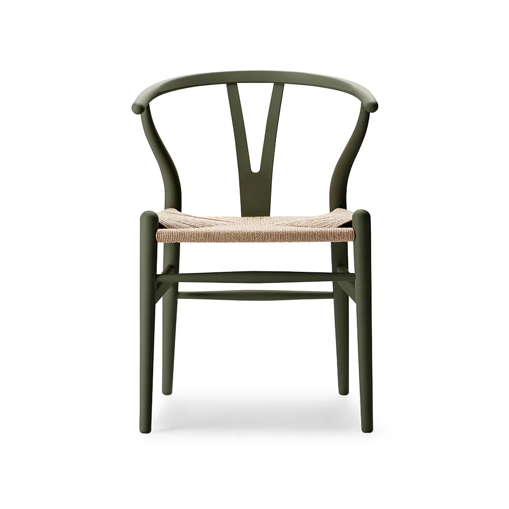 CH24 Y-stol Soft Crawford Wegner, Seaweed-naturflätad Carl Hansen & Søn