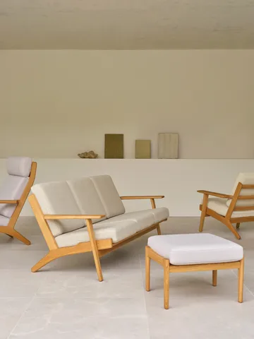 CH293 soffa 3-sits - Antoni 813-oljad ek - Carl Hansen & Søn