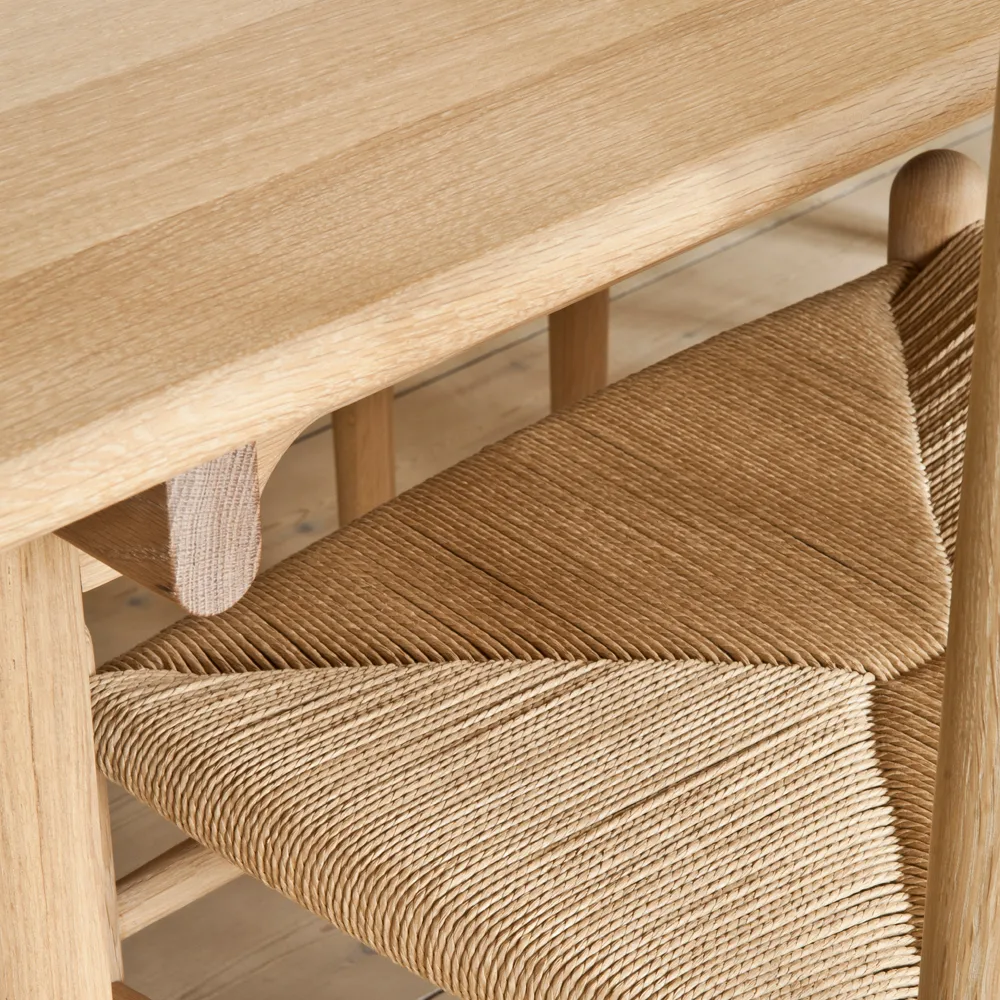 CH36 stol, Såpad ek-naturflätad Carl Hansen & Søn