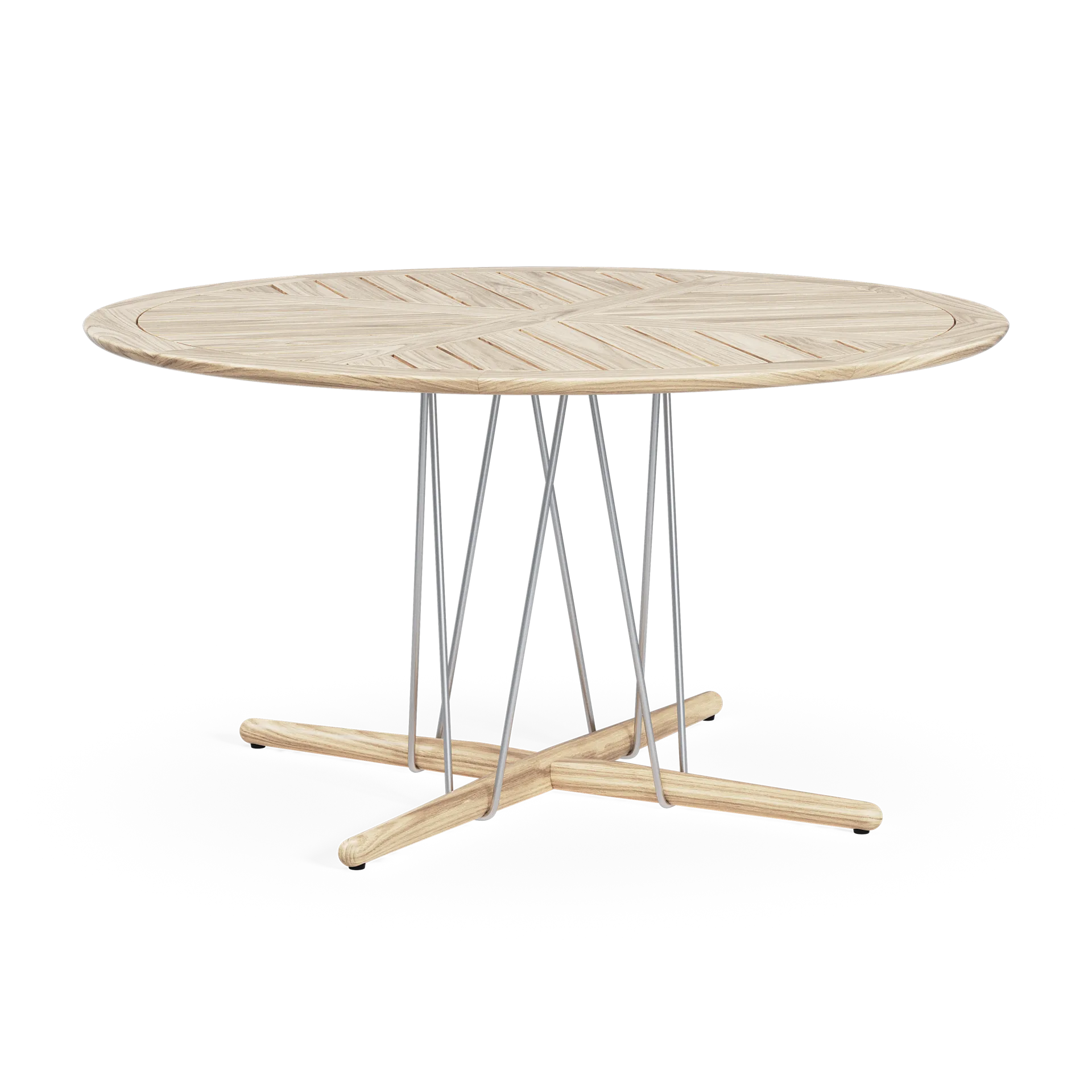 Embrace Outdoor table Ø140 cm, Teak obehandlad Carl Hansen & Søn