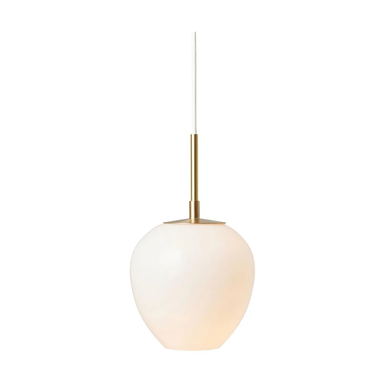  MT221 Tulip-lampan, Opalglas-mässing, Ø17 cm Carl Hansen & Søn