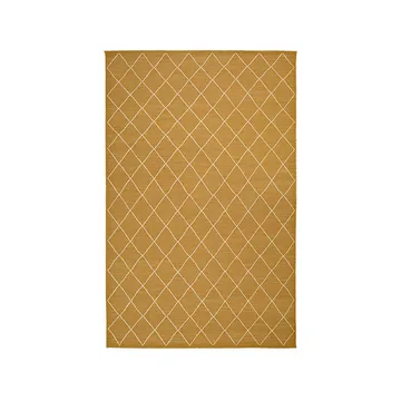 Diamond matta - Masala yellow/off white, 230x336 cm - Chhatwal & Jonsson