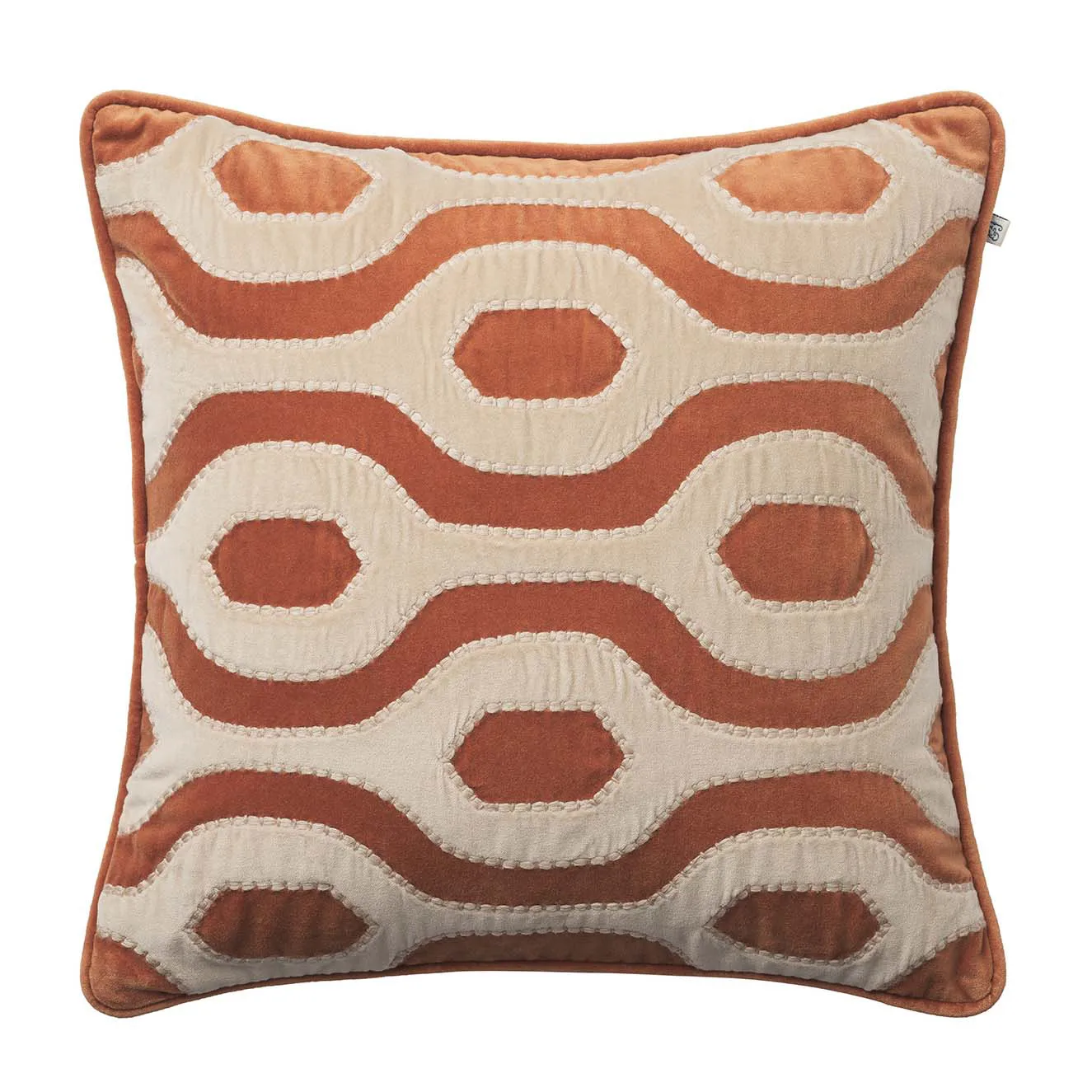 Varanasi kuddfodral 50x50 cm, Terracotta-tan Chhatwal & Jonsson