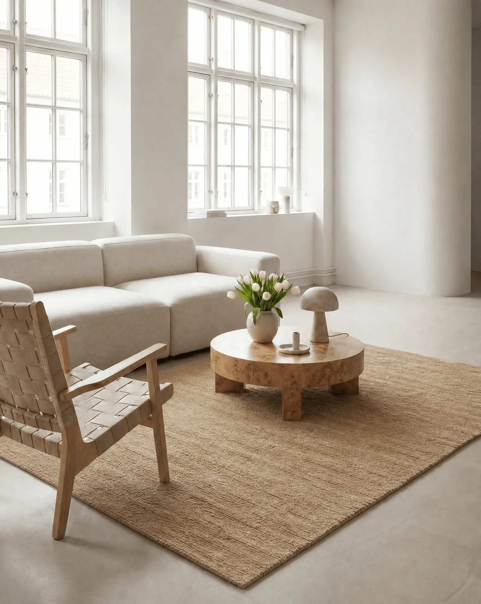 Dune ullmatta, Wheat, 200x300 cm Classic Collection