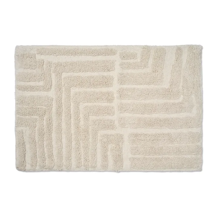 Field badrumsmatta 60x90 cm - White - Classic Collection