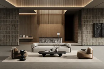Lobby matta med langett - Off-white, 140x200 cm - Classic Collection