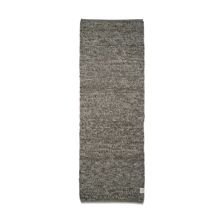 Merino gångmatta - Grey, 80x200 cm - Classic Collection