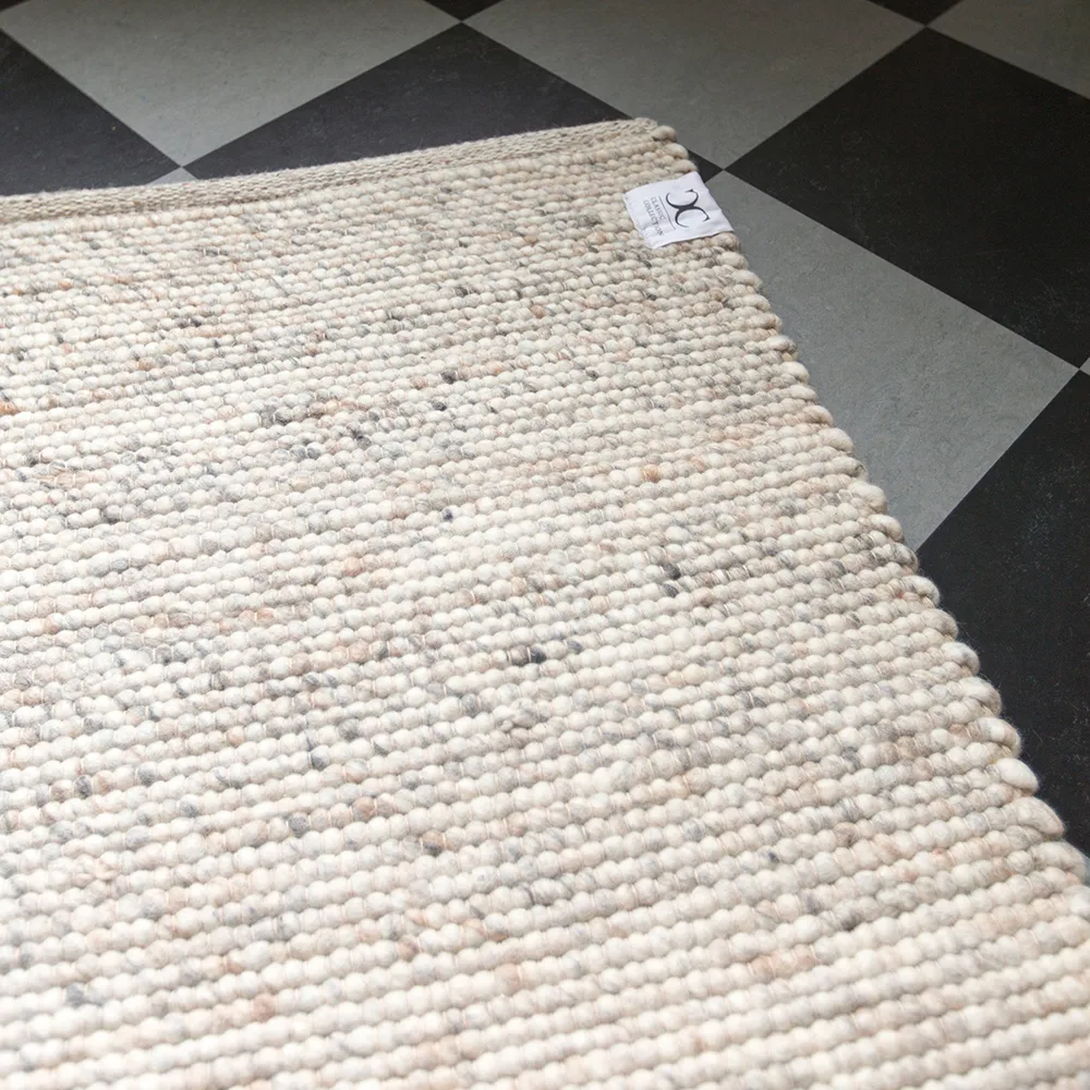 Merino ullmatta, vit, 140x200 cm Classic Collection