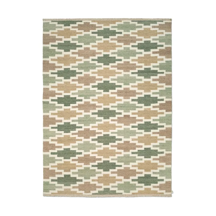 Röllakan Korsnäs matta - Grönbeige, 200x300 cm - Classic Collection