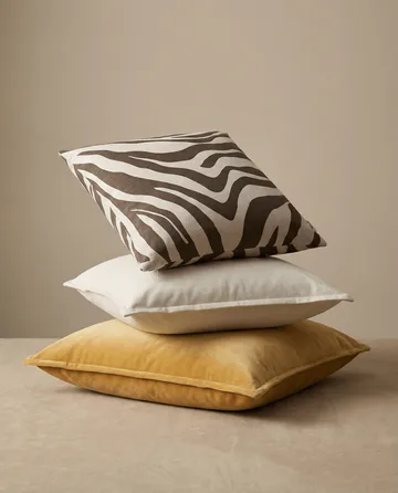 Savannah kuddfodral - Brown-off white, 50x50 cm - Classic Collection