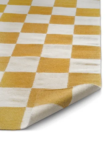 Squares matta - White-yellow, 200x300 cm - Classic Collection