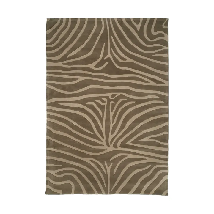 Zebra ullmatta - Brown, 250x350 cm - Classic Collection