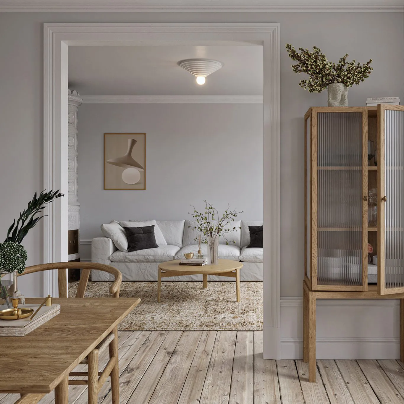 Loop plafond Ø45 cm, White CO Bankeryd