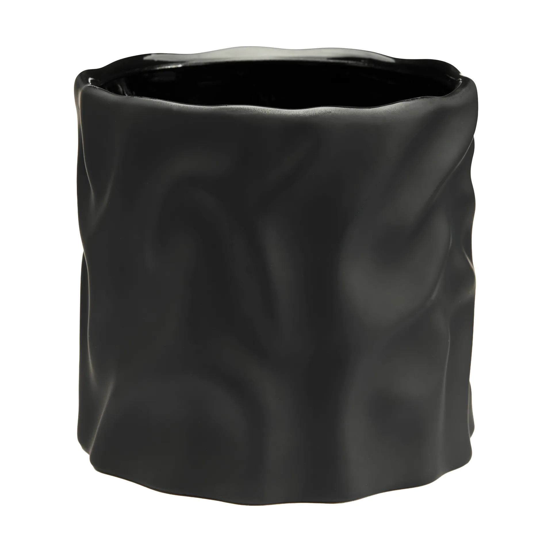 Drift desert blomkruka, Black, medium Ø17,5 cm Cooee Design
