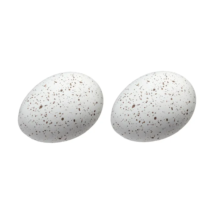Easter Deco ägg 2-pack - White - Cooee Design