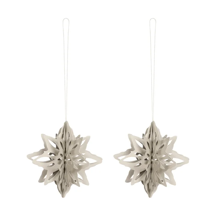 Paper Nova star dekorationshänge 2-pack - Sand - Cooee Design