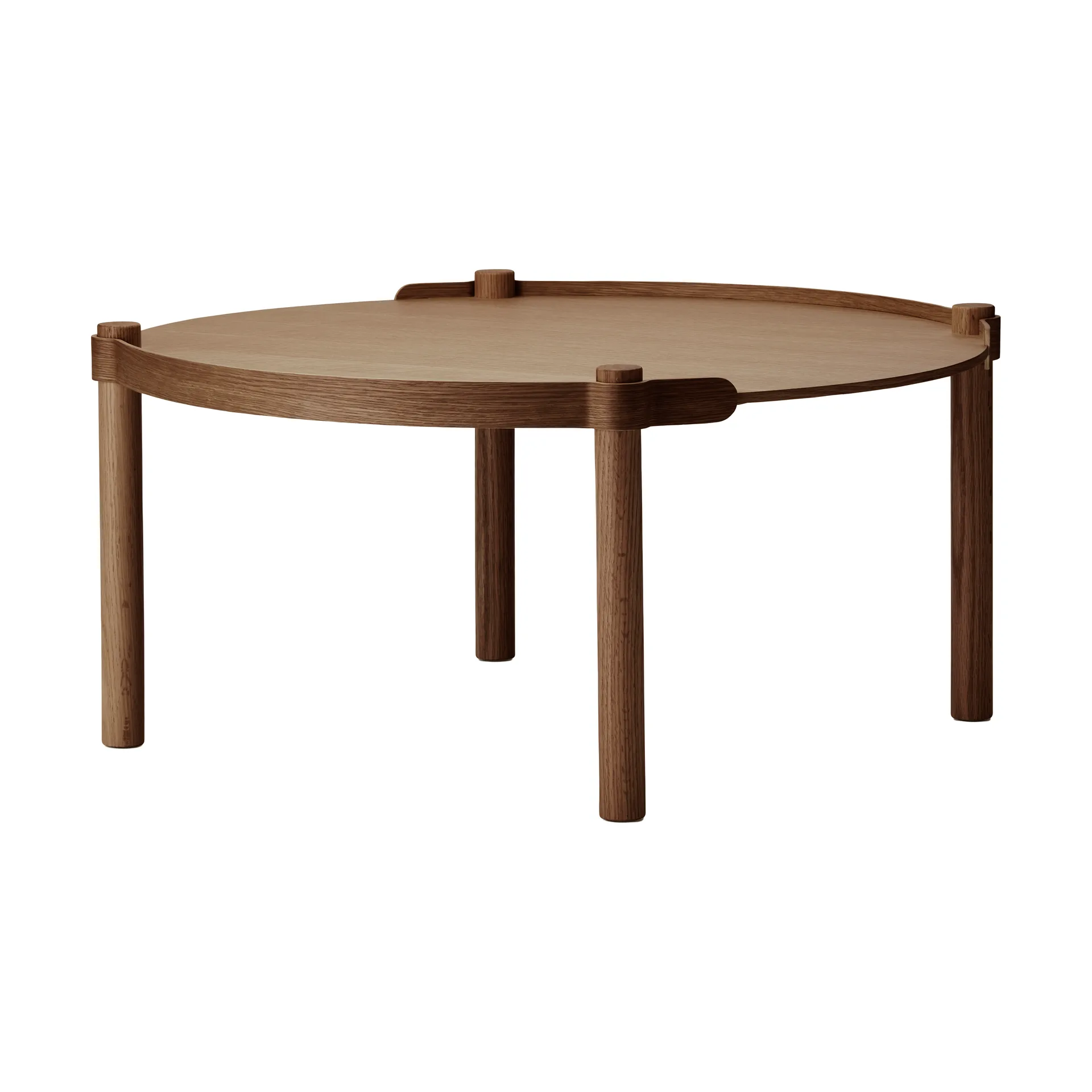 Woody bord Ø80 cm, Mörkbetsad ek Cooee Design