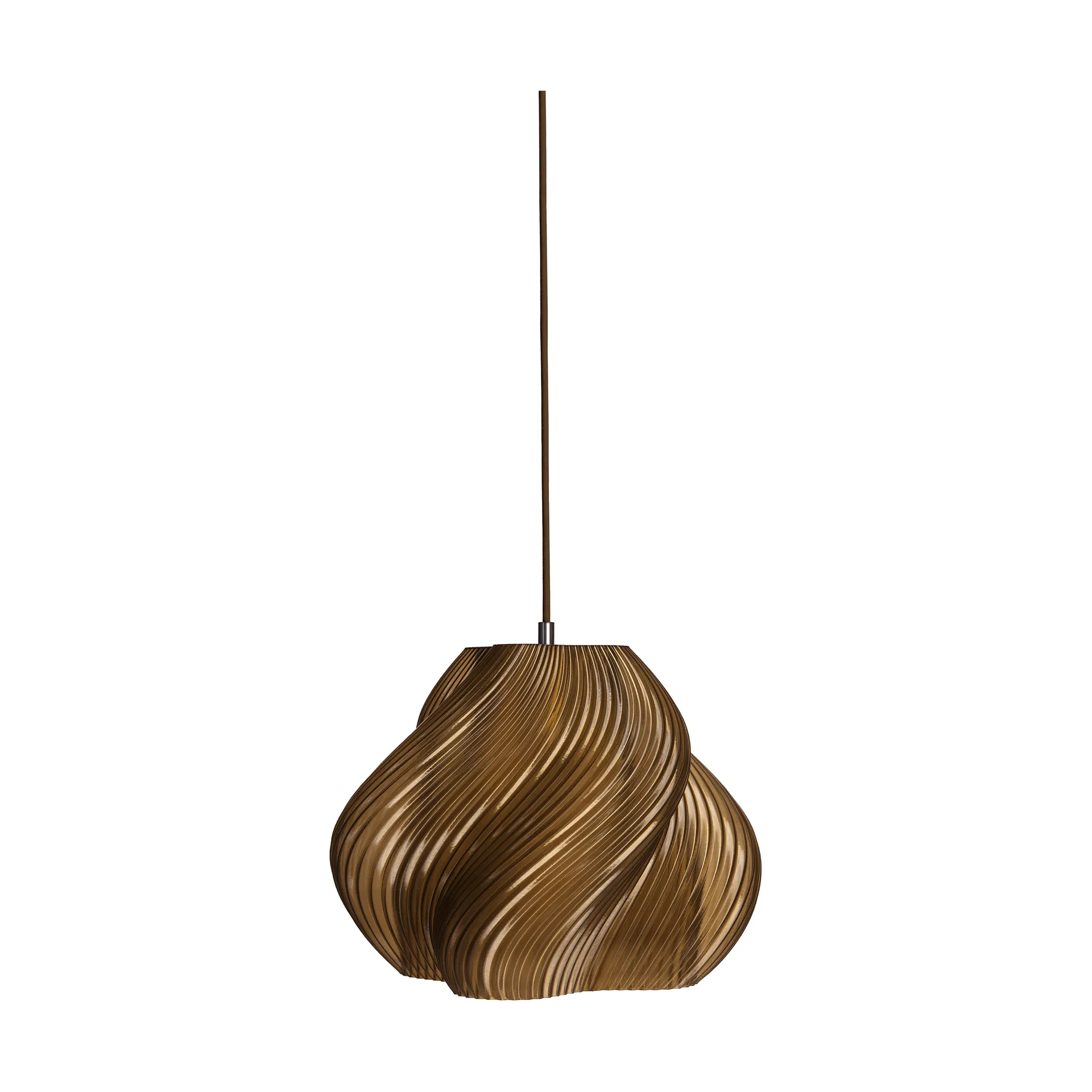 Soft Serve pendel, Caramel-chrome, 02, 25 cm Crème Atelier