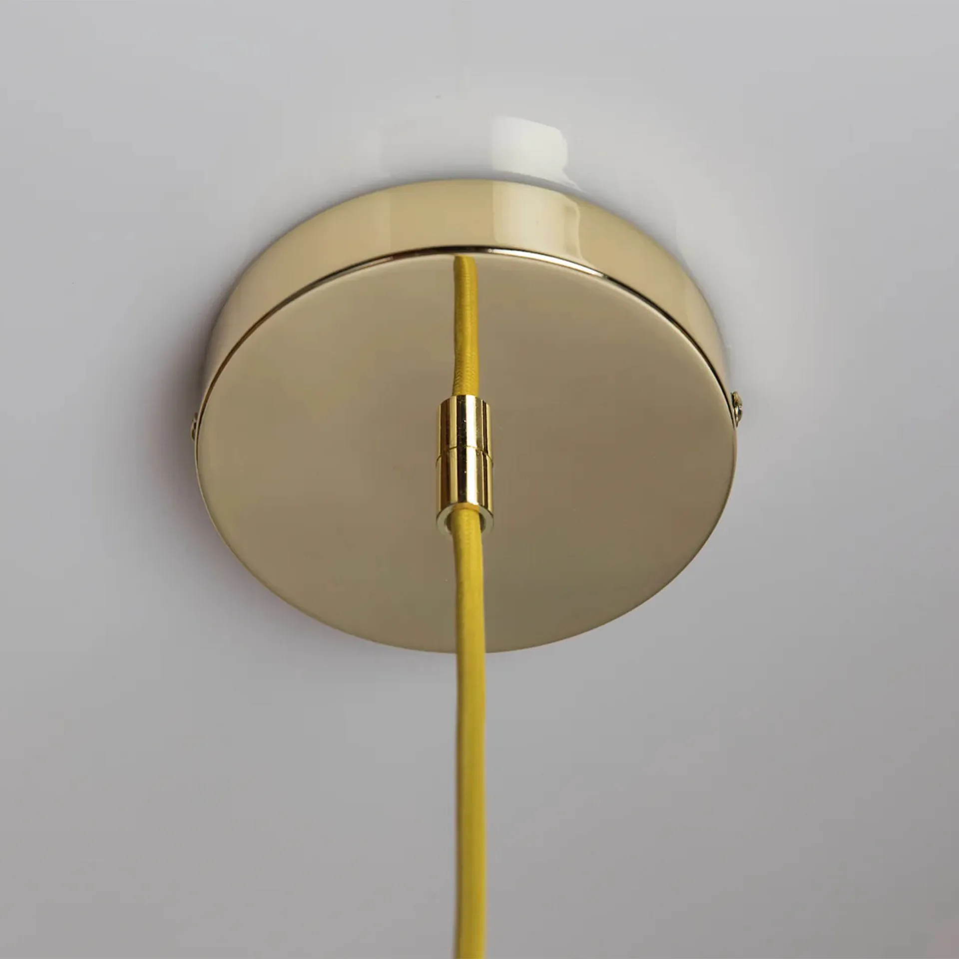 Soft Serve pendel, Limoncello sorbet-brass, 02, 25 cm Crème Atelier