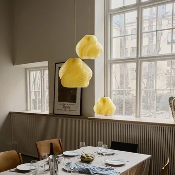 Soft Serve pendel - Limoncello sorbet-chrome, 01, 20 cm - Crème Atelier