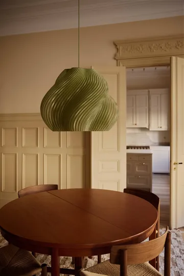 Soft Serve pendel - Olive-chrome, Mega, 60 cm - Crème Atelier