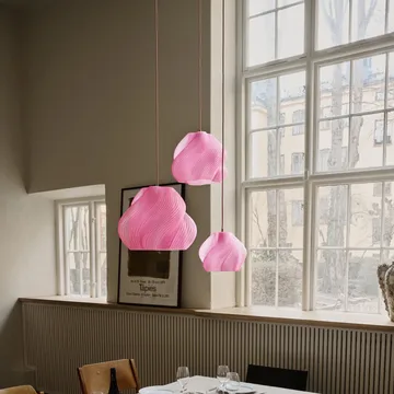 Soft Serve pendel - Rose sorbet-chrome, 01, 20 cm - Crème Atelier