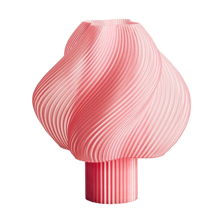 Soft Serve portabel bordslampa - Peach sorbet, 23 cm - Crème Atelier