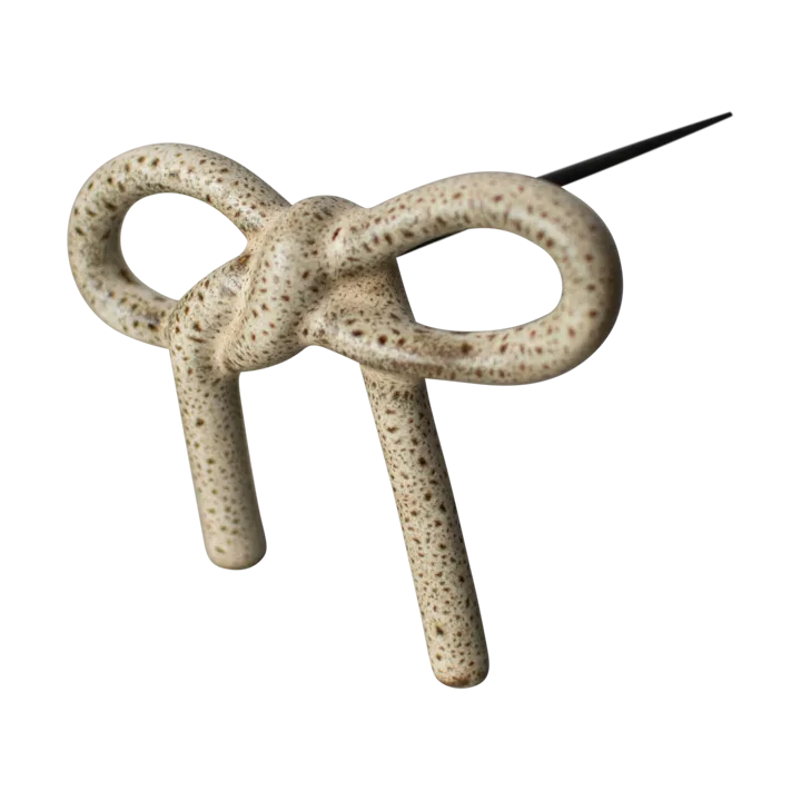 Bow blomdekoration - Beige - DBKD