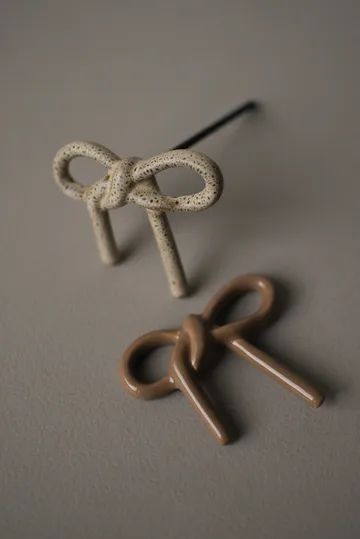 Bow blomdekoration - Beige - DBKD