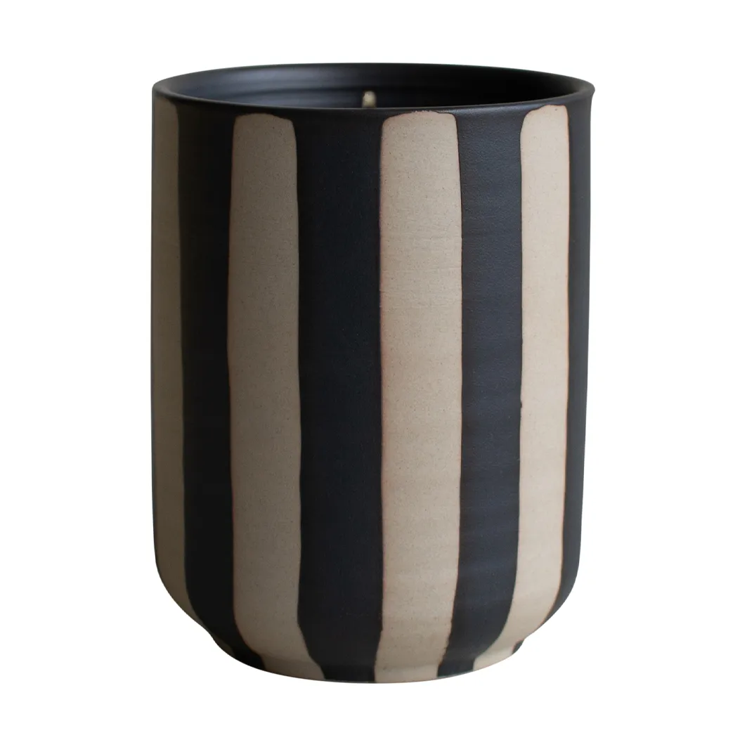 Burn doftljus 60 h, Stripe black DBKD