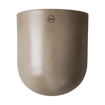 Cut vägghängd kruka beige - X-large 24 cm - DBKD