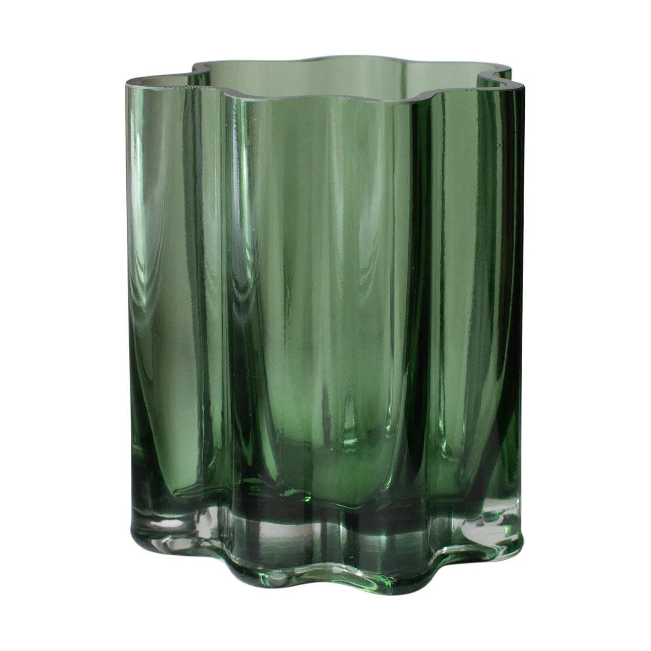 Filter ljuslykta, Green, Ø11,5x13 cm DBKD