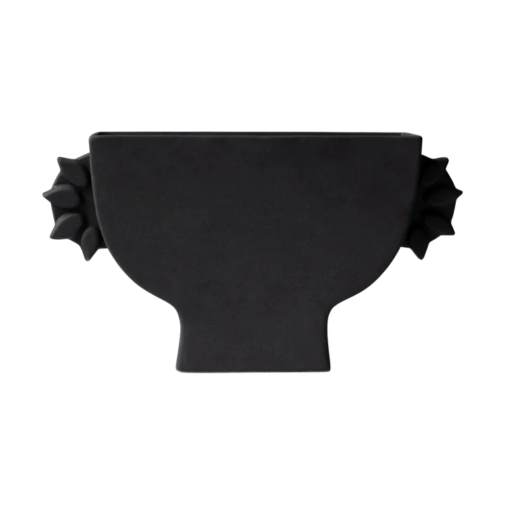 Flat vas 16 cm - Black - DBKD