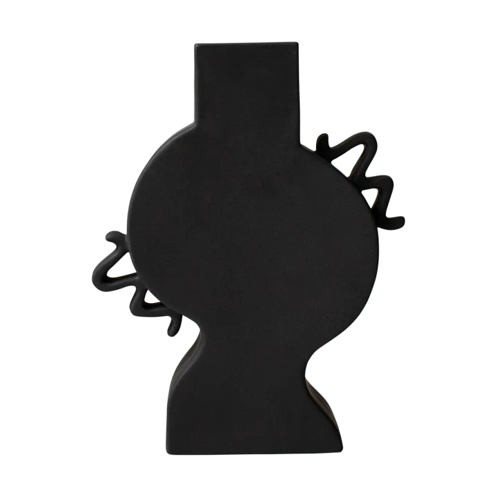 Flat vas 33 cm - Black - DBKD