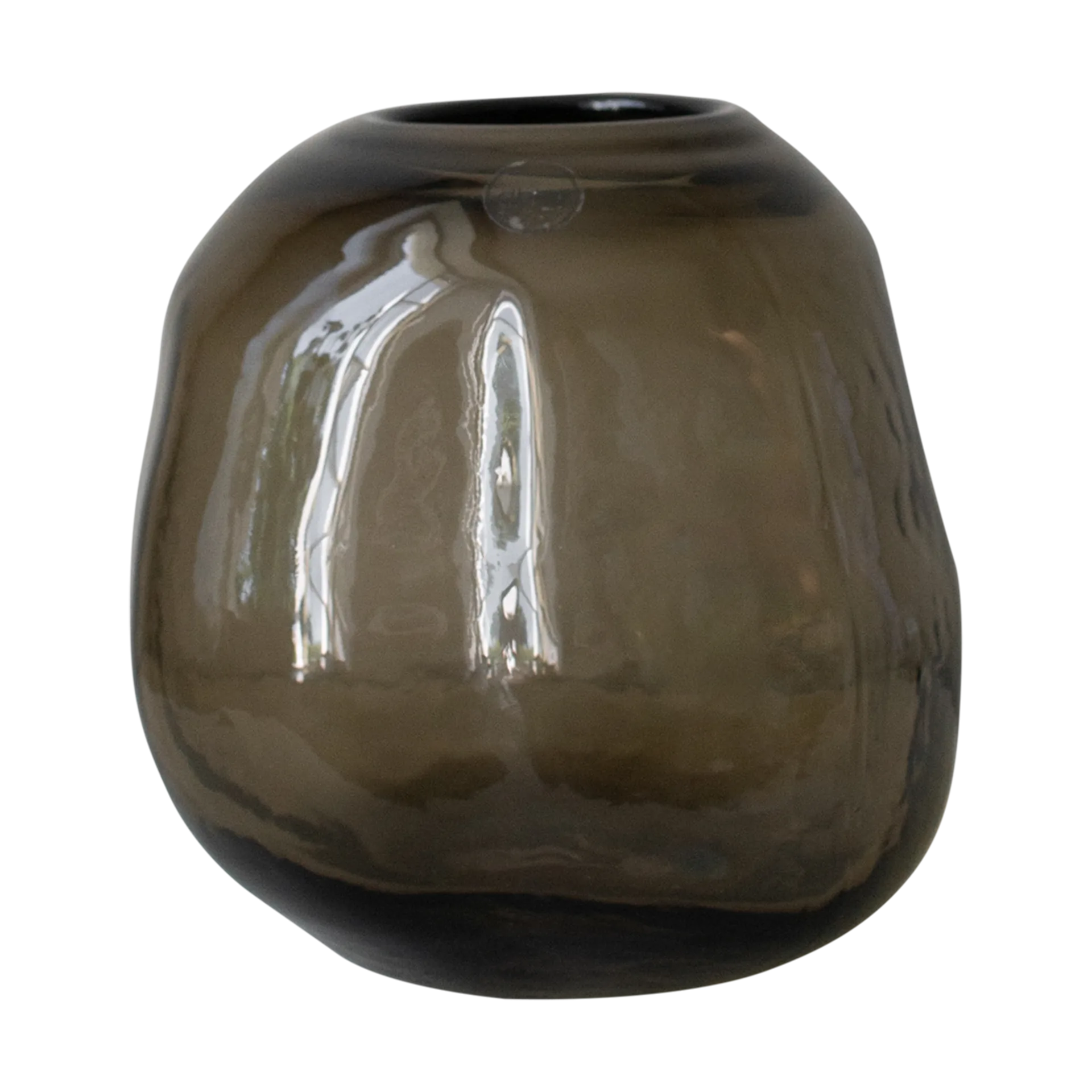Pebble vas brun, Liten Ø20 cm DBKD