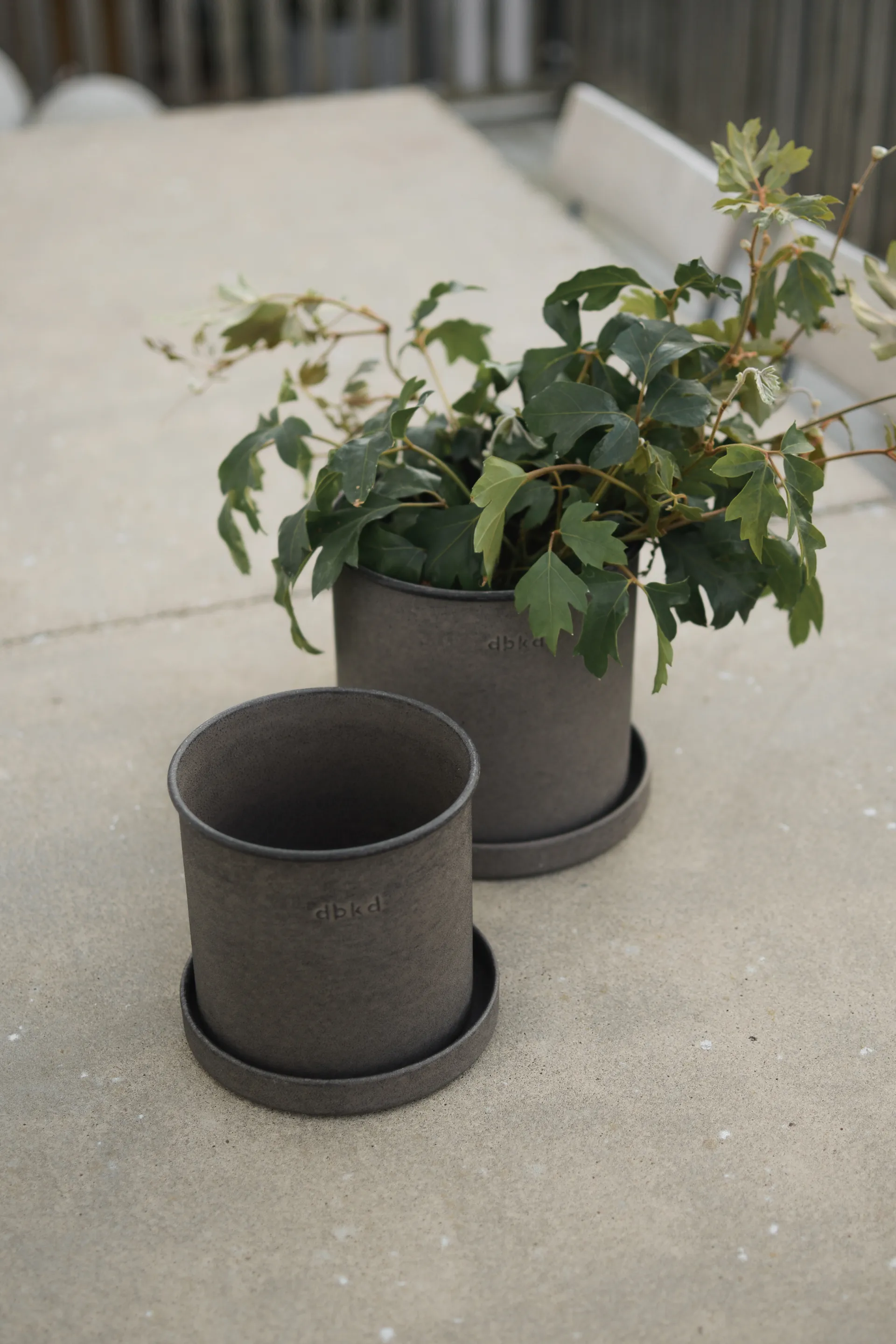Plant pot kruka small 2-pack, Brown DBKD