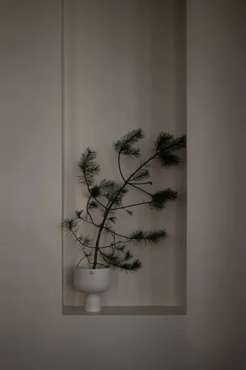 Post kruka Ø18 cm - White - DBKD