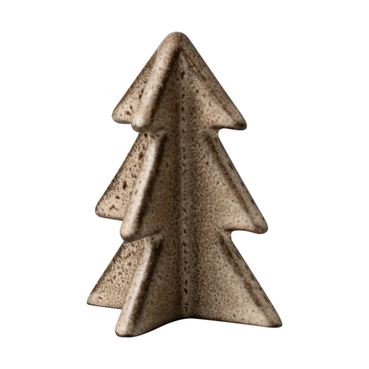 Winter tree dekoration - Beige, 8 cm - DBKD