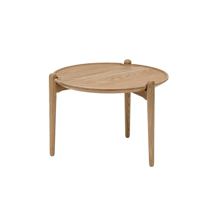 Aria soffbord - Ek, Ø50x37 cm - Design House Stockholm