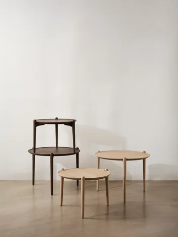 Aria soffbord - Light oak, Ø50x37 cm - Design House Stockholm
