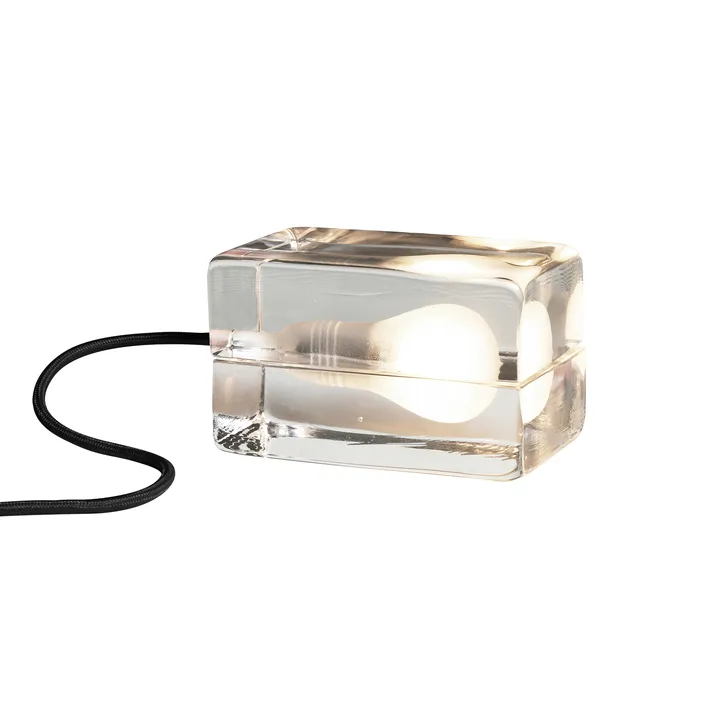 Block Lamp bordslampa - svart sladd - Design House Stockholm
